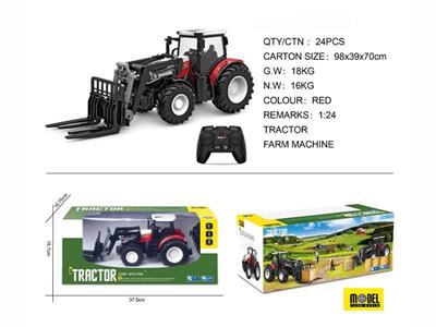 Remote control four-wheel farmer's car