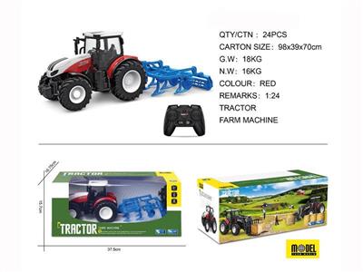Remote control four-wheel farmer's car