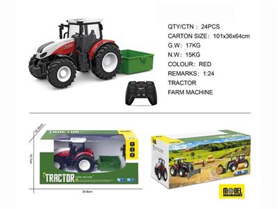 Remote control four-wheel farmer's car
