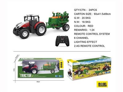 Remote control four-wheel farmer's car