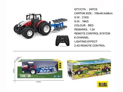 Remote control eight-wheeled farmer's car