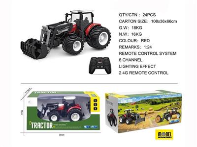 Remote control wide wheel farmer's car