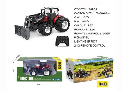 Remote control wide wheel farmer's car