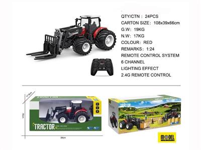 Remote control wide wheel farmer's car