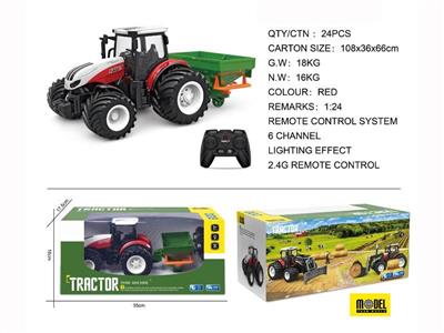 Remote control wide wheel farmer's car