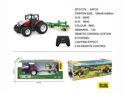 Remote control wide wheel farmer's car