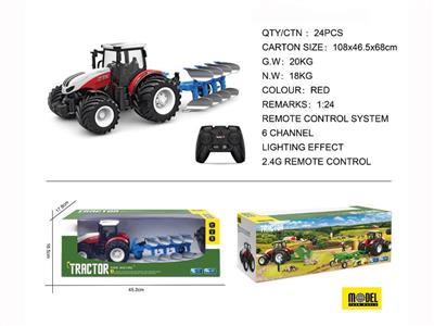 Remote control wide wheel farmer's car