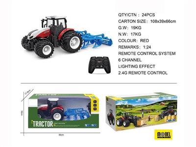 Remote control wide wheel farmer's car