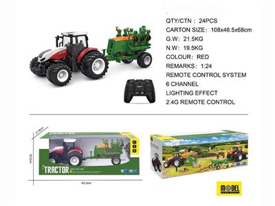 Remote control wide wheel farmer's car