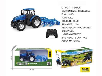 Remote control four-wheel (alloy) farmer's car