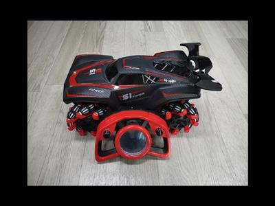 2.4G 12-way remote control car with light spray (including electricity)