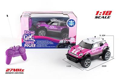 1:18 PVC 27 frequency mini remote control car