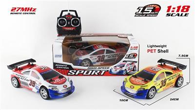1:18 PVC 27 frequencyRemote control nascar racing