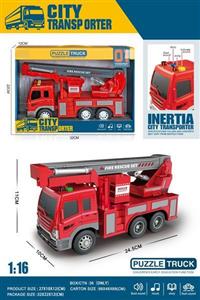 1: 16 inertial fire rescue vehicle