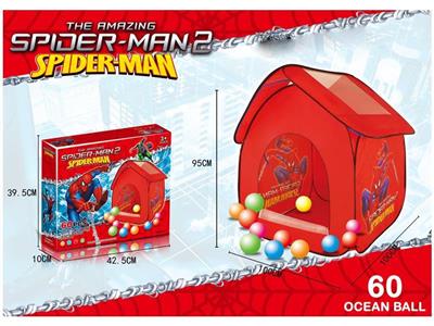 Spider-Man cottage toy tent with 60 balls