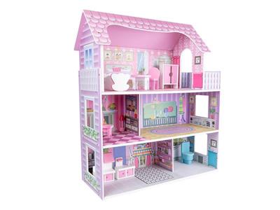 Wooden doll house villa