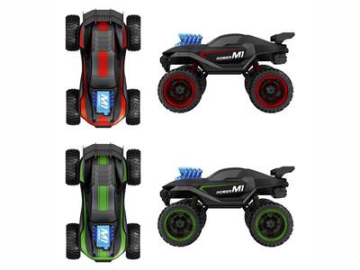 2.4G six-way climbing car 1:8 vibrating engine with light (including electricity)