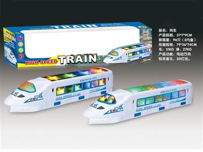 列车电动万向3D灯光音乐