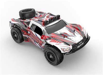 1: 10 full scale 4WD remote control high-speed off-road short truck
