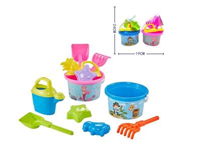 6-piece beach bucket