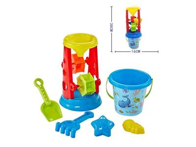 6-piece beach barrel set