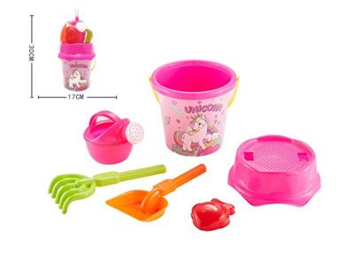 6-piece beach bucket