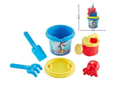 6-piece beach barrel set