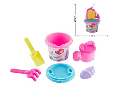 6-piece beach barrel set