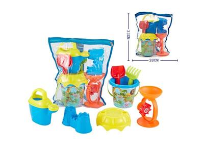 7-piece beach bucket