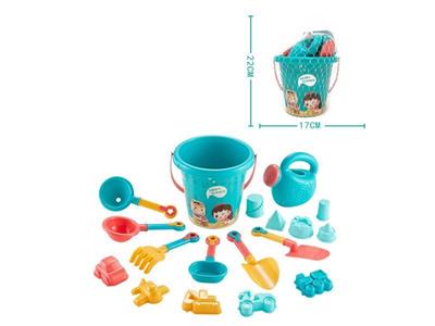 18-piece beach bucket