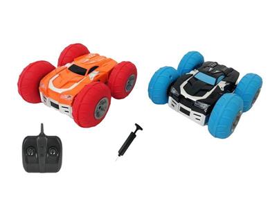 Remote control mini double-sided charging car new wheel skin 2.4g A