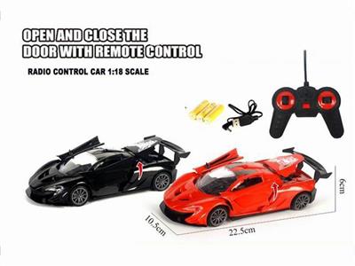 1:18 remote control three-door simulation car; forward, backward, left turn, right turn, stop