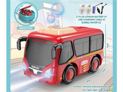 RC Bubble Bus Car Music Light 2.4G