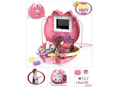 Play House Party Makeup Toys Shoulder Bag/Jewelry Box/Portable Bag (with Russian/English)