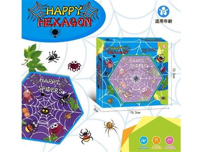 Hexagonal magic circle spider