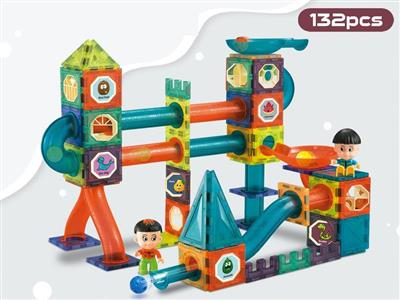 Magic Paradise (Magnetic Ball Track Building Blocks) 132pcs Barrel