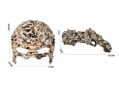 Desert Camouflage EVA Soft Bullet Gun + Mask