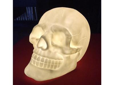 Skull Soft Rubber Colorful Lights (Remote Control)